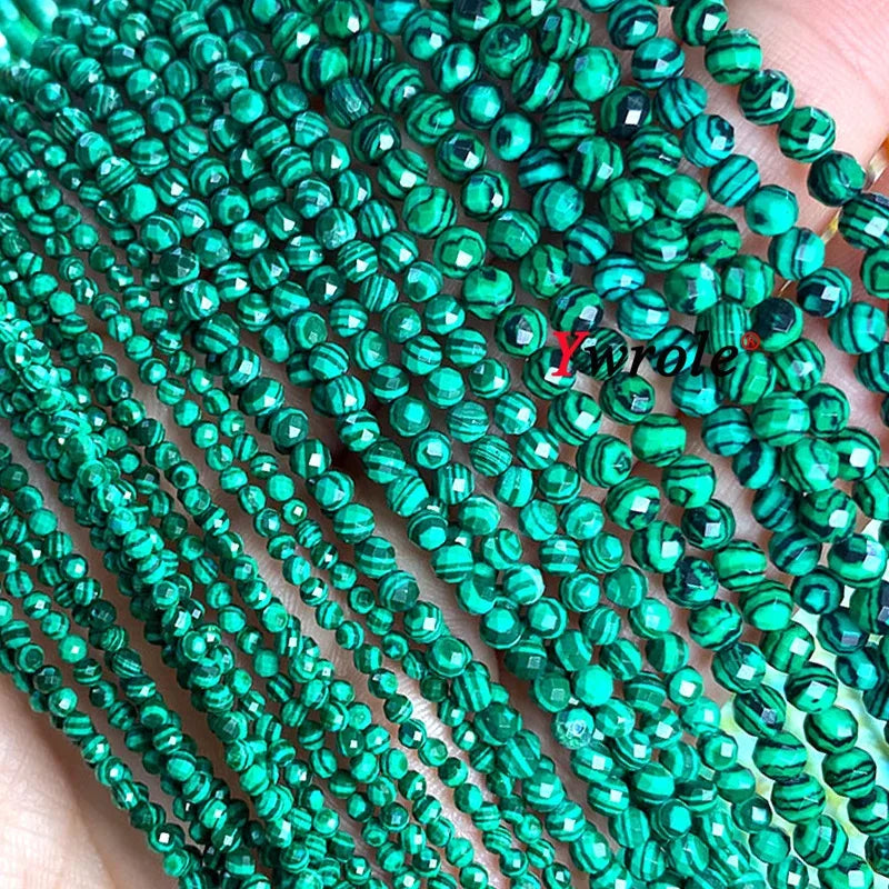 Natural Red Garnet Stone Beads 2 3 4mm Faceted Loose Round Gemstone For Jewelry Making DIY Bracelet Earrings Accessories 15''