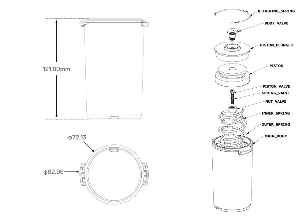 Espresso Machine Cleaning Device Spring Clean Coffee machine cleaning tools  backflush system