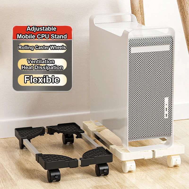 Creative Computer Tower Stand Computer Stand for Desktop Tower Fits Most PC Gaming Desk Accessories ...