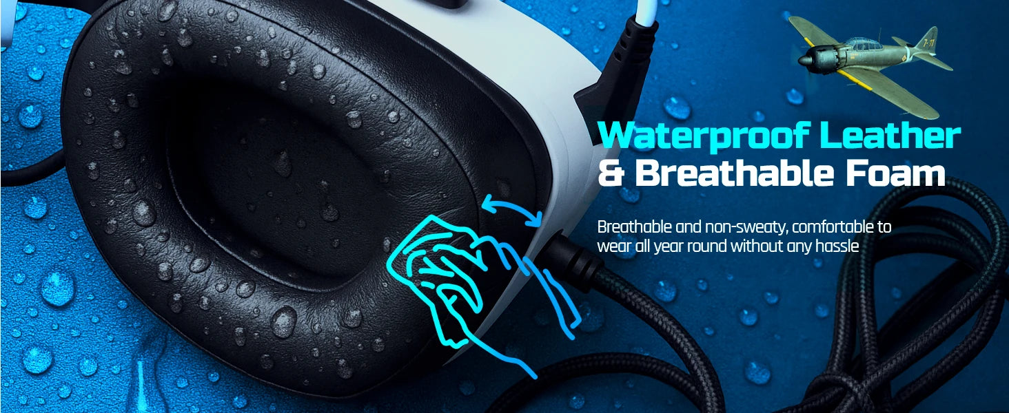 NUBWO HG03 USB-A Gaming Headset with 7.1 Surround and FPS Sound Wired Headphones with Noise Canceling Mic Comfortable Design