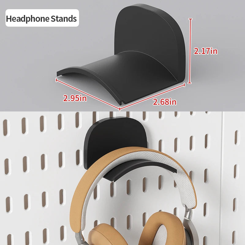Office Desktop Storage Pegboard: Height-Adjustable Vertical Storage Rack (For Stationery Storage And Decorative Figurine Display