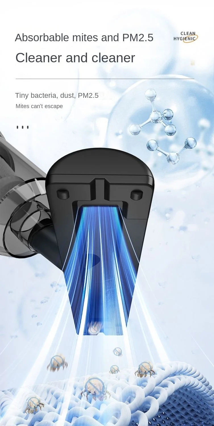 Combination Vacuum Cleaner USB Charging Car Household Vacuum Cleaner Small Car with Fully Automatic High Power Powerful Cleaning
