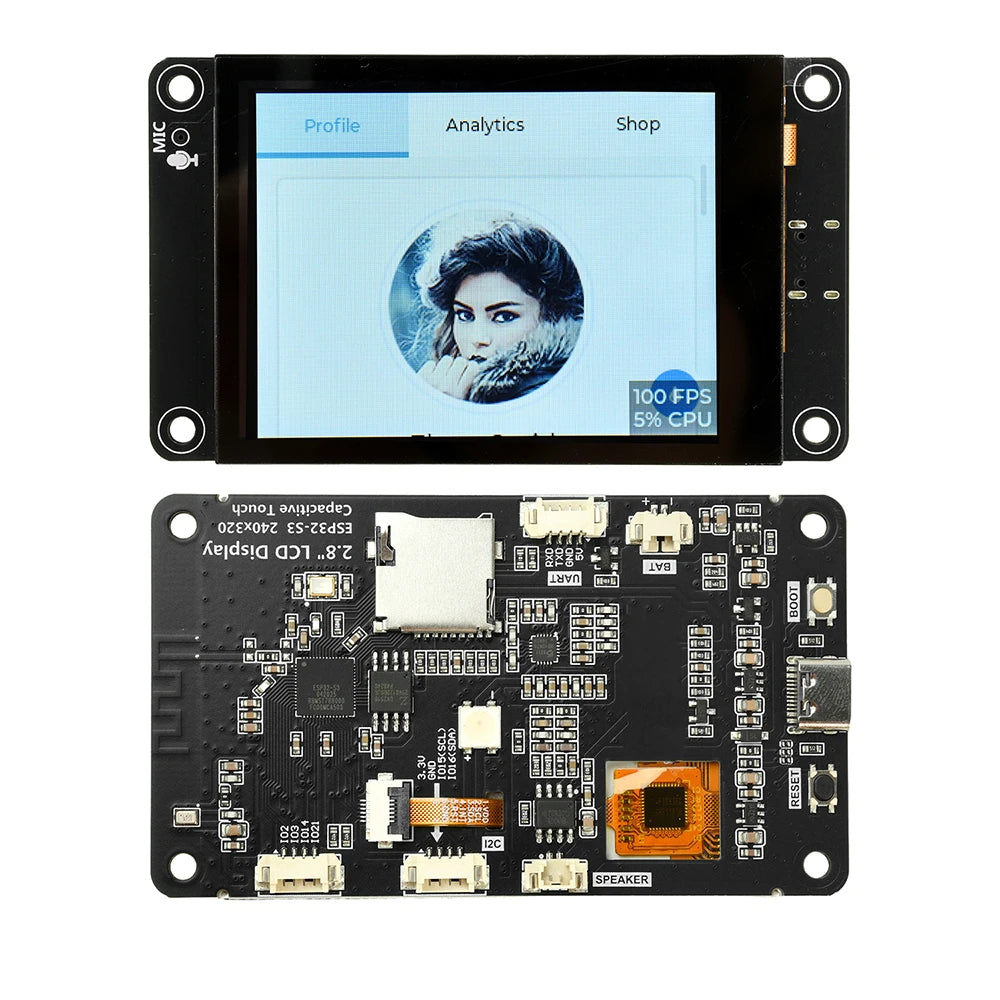 ESP32-S3 ESP32 S3 2.8-inch TFT Module Touch Screen Development Board With WiFi Bluetooth Smart AI Display 240x320 IPS Screen