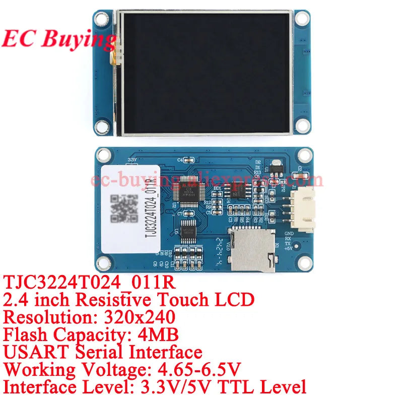 2.2 2.4 2.8 3.5 5 Inch USART HMI Intelligent Smart USART UART 2.2" 2.4" 2.8" 3.5" 5" TFT LCD Module Display with Font Picture