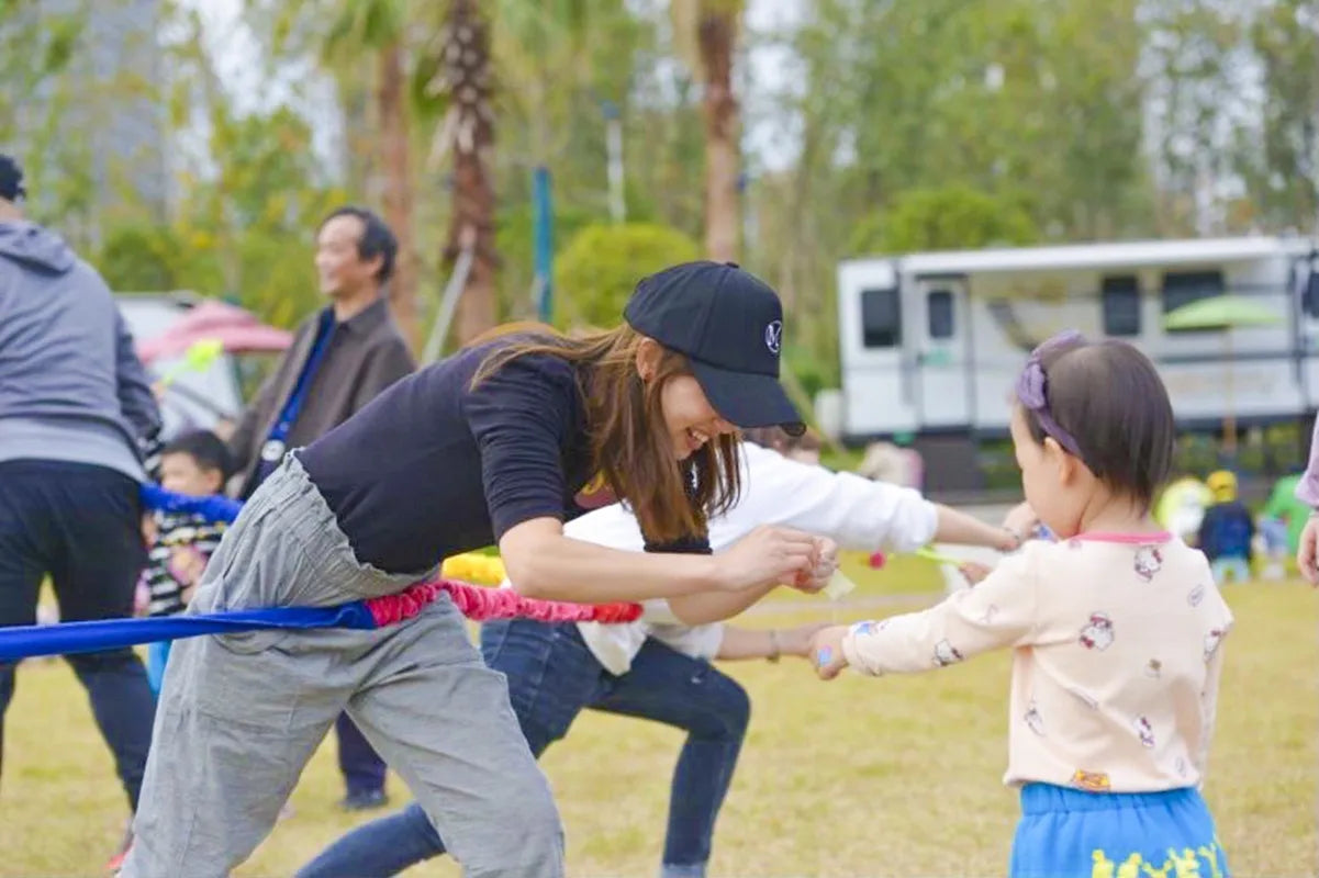 Outdoor Games Team Building Develop Sport Entertainment Toys Children Elasticity Rope Circle Running Push for Kids Sensory Rope