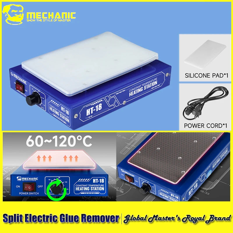 MECHANIC HT18 Smart Digital Heating Platform Thermostatic Control for Screen Removal Welding Circuit Repair Heating Application