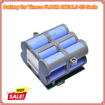 21.6V Replacement Battery for Tineco FLOOR ONE 2.0 S5 PRO 2 S5 Smart S5 Steam Floor Scrubber Accessories Parts 5000mAh
