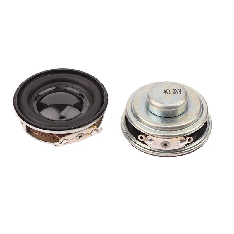 2Pcs 1.5Inch 40MM Mini Portable Speakers 4ohm 3W Full Frequency Stereo Sound Home Theater Loudspeaker Small Hifi Speaker