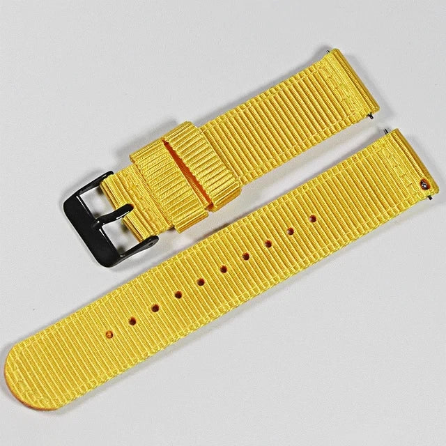 Nylon strap 18mm 20mm strap 22mm strap quick release design suitable for smart watches