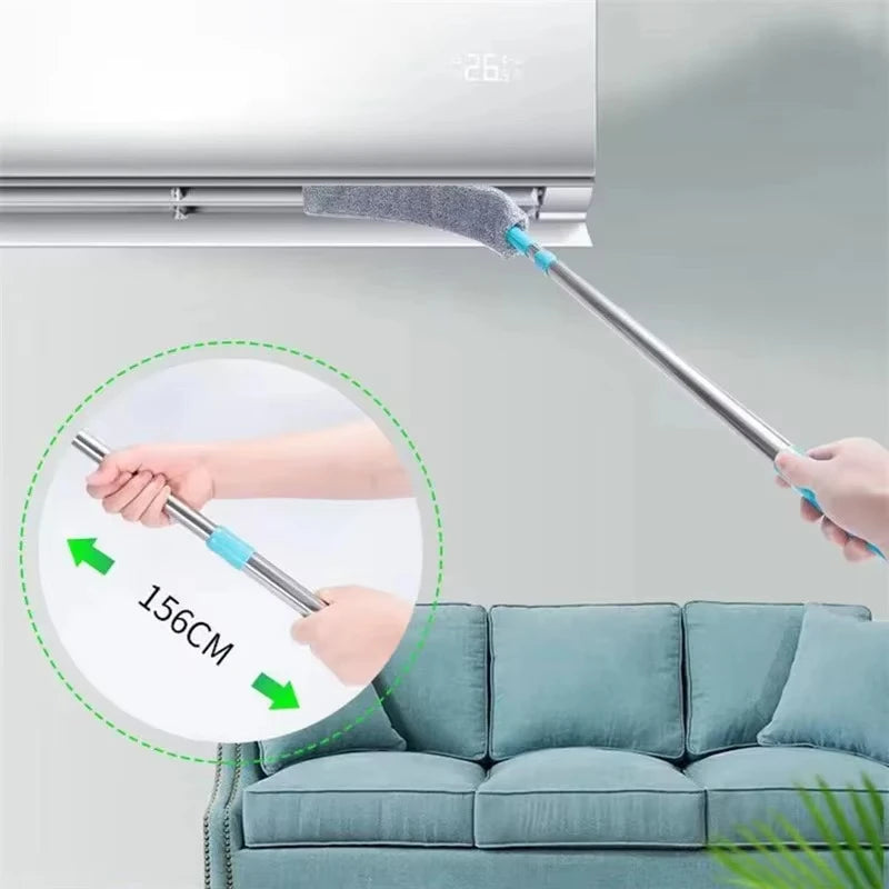 UNTIOR Long Handle Dust Mops Floor Ceiling Cleaning Mops Bed Bottom Dust Cleaner Sofa Dust Removal Brush Household Cleaning Tool