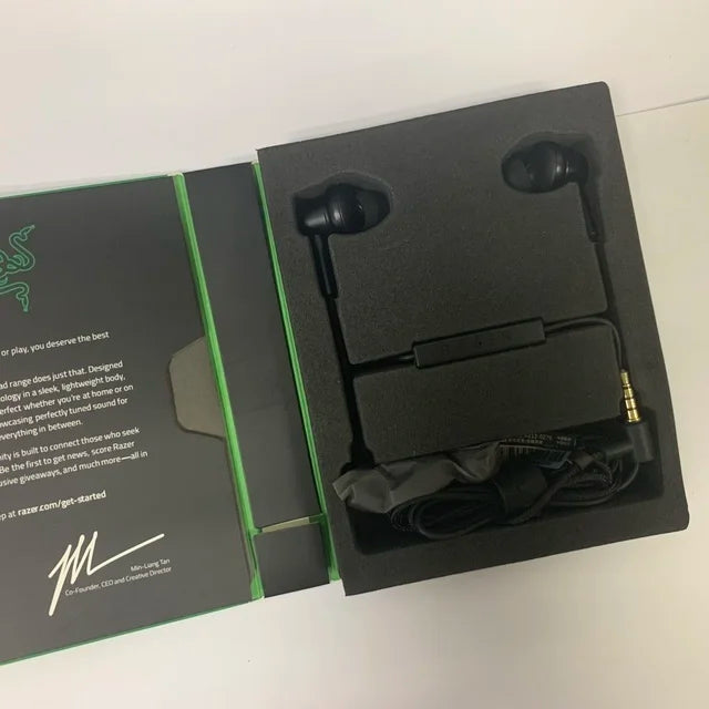 Razer Hammerhead Duo Earphone Compatible with Console High Quanlity Wired Headphones In-ear Wired Earphones