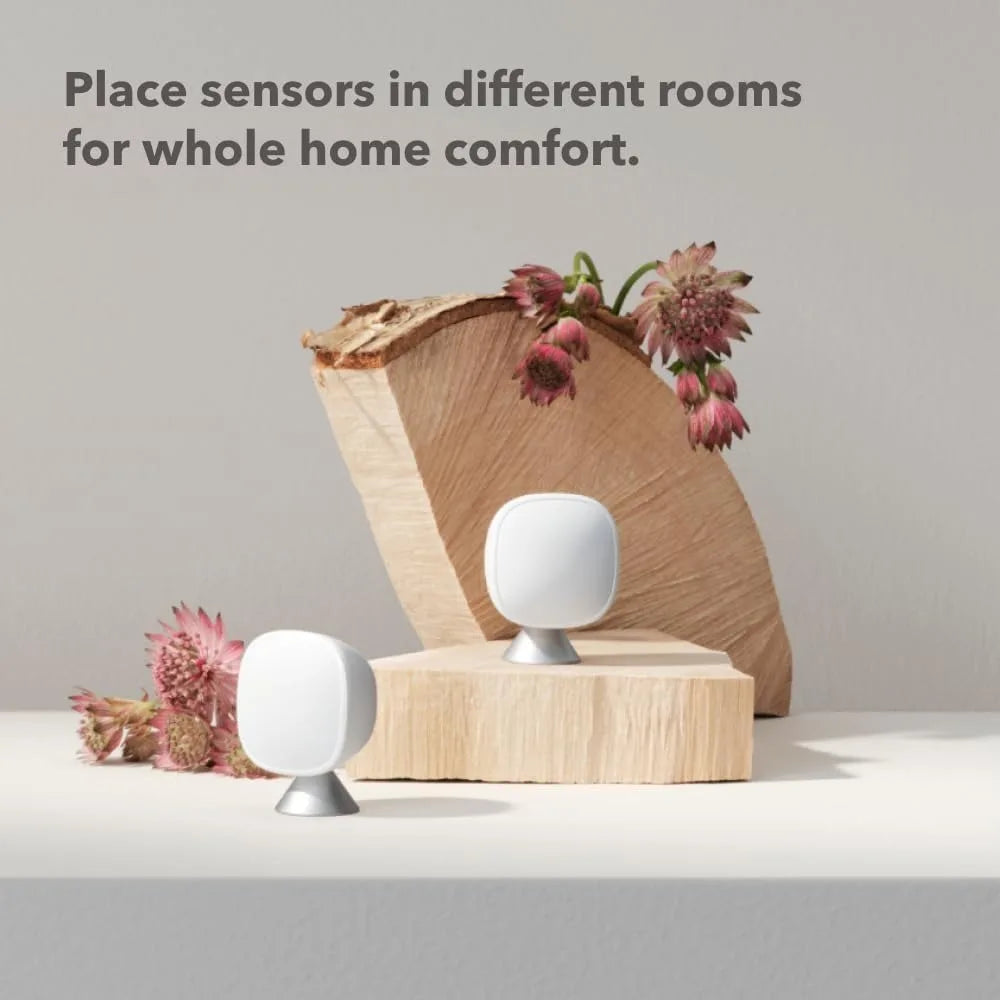 Smart Sensor 2 Pack for Home Comfort Security and Energy Savings Compatible with Smart Thermostats