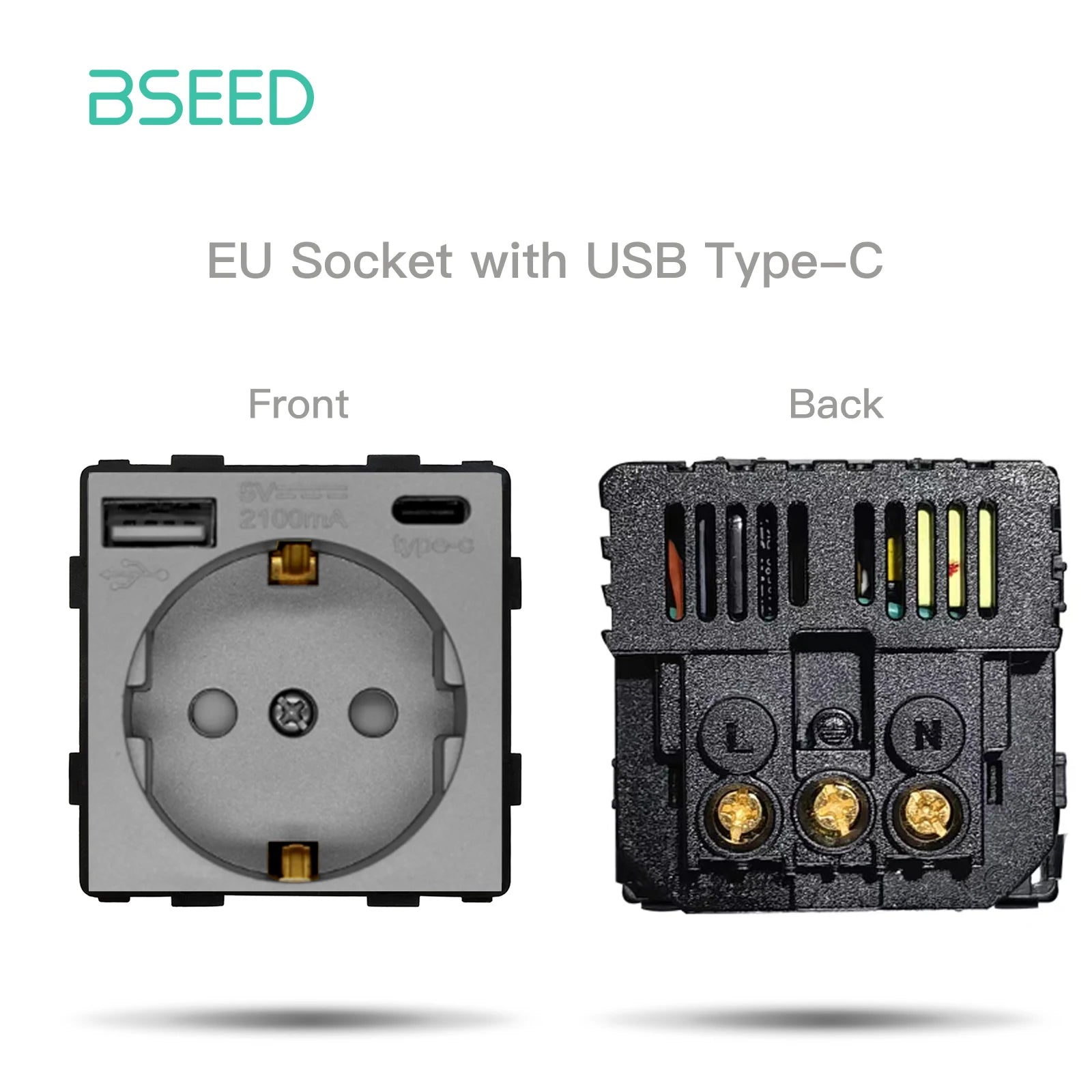 BSEED Wifi Roller Shutter Curtian Dimmer Touch Switches Glass Panel EU Socket Tuya Smart Plug Spare Parts DIY Free Combination