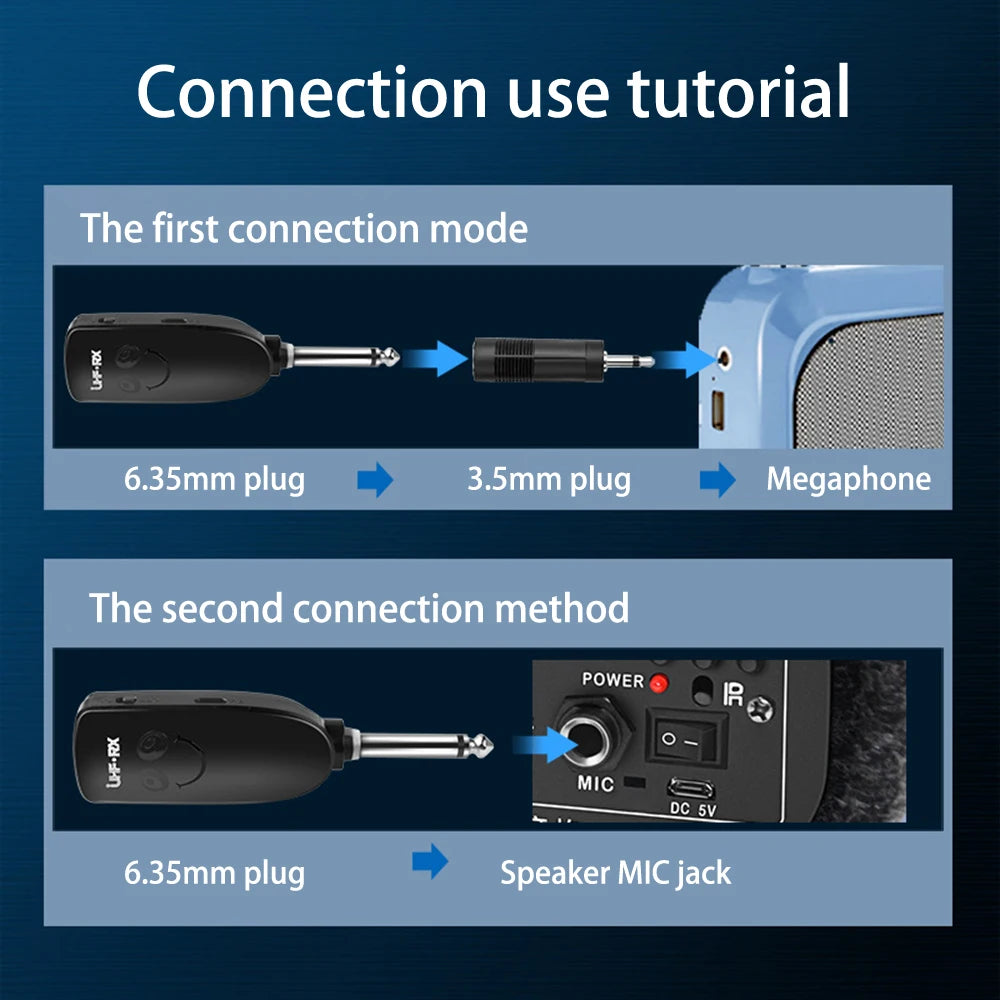 Wireless Instruments Pickup Pmplifier for Saxophone Trumpet Trombone Professional Microphone Wireless Receiver Transmitter