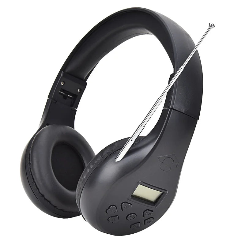 Portable FM Radio Headphone Radio Receiver Stereo Headset Radio Earphone Receiver For Conference Simultaneous Interpretation