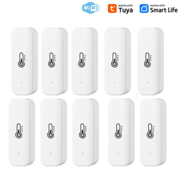 Tuya WiFi Temperature Humidity Sensor Smart Life Remote Monitor For Smart Home Work with Alexa Google Assistant