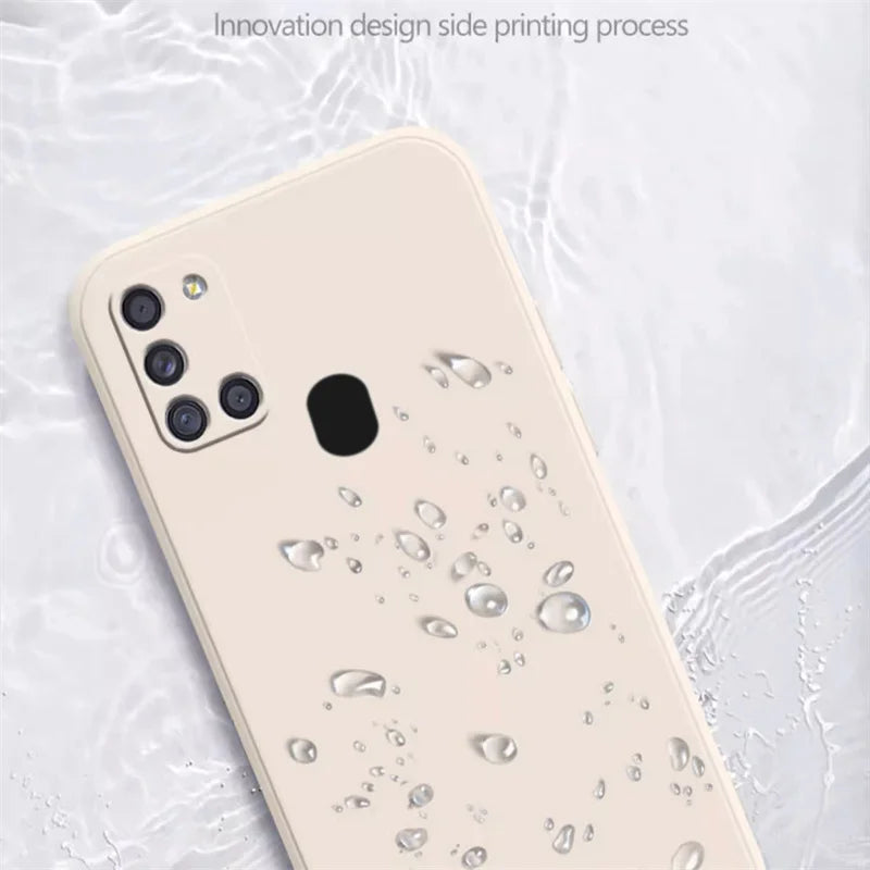 For Samsung A21S Case for Samsung Galaxy A22 A31 A32 A41 Case Silicone TPU Soft Matte Phone Case Back Cover Fundas Coque Bumper