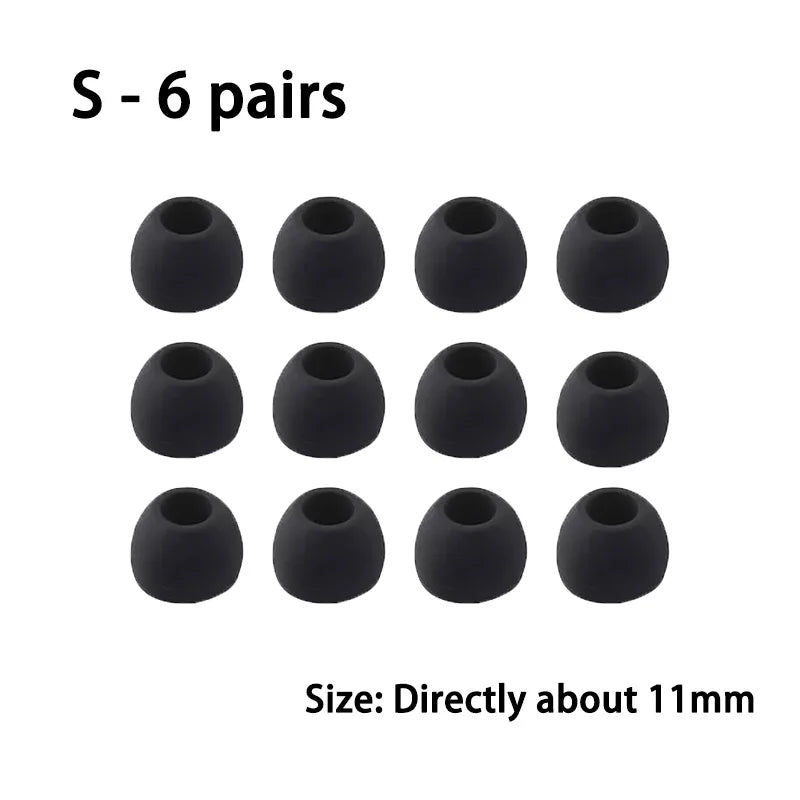 Silicone Replacement Eartips Earbuds Cushions Ear Pads Cover Hearing Aid Headset Cap for In-Ear Headphones Earphones Accessories