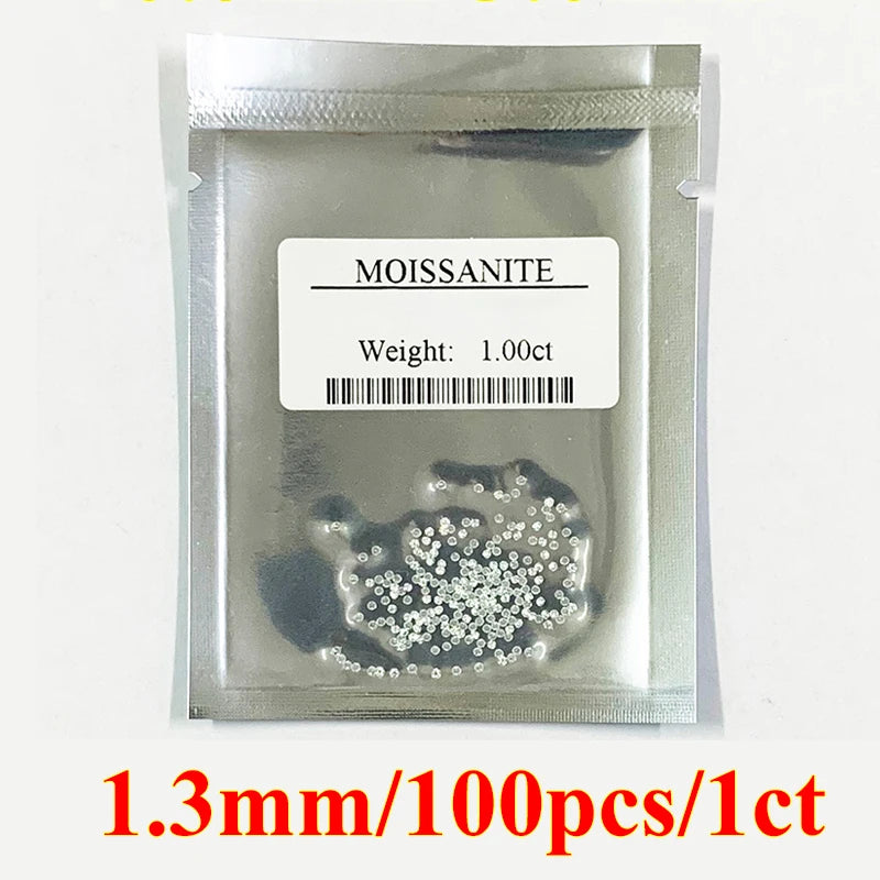 DJMAX Factory Direct Sales Moissanite Loose Stone D Color Moissanita Gemstone Lab Grown Diamond Certified Black Moissanite Stone