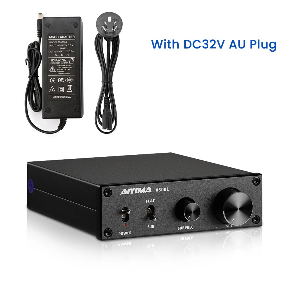 AIYIMA Audio A3001 TPA3255 300W Subwoofer Amplifier HIFI Mono Power Class D Digital AMP for Passive Speaker Home Theater DIY