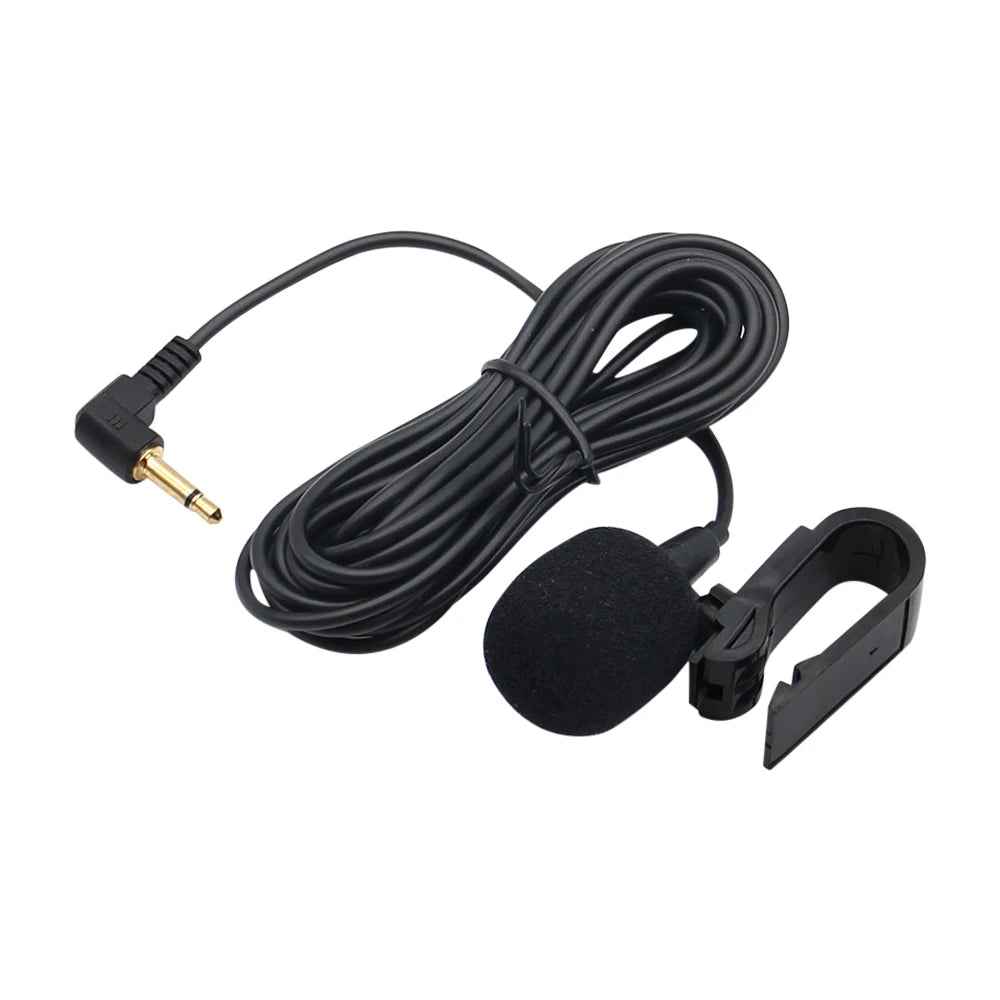 New Mini Car Audio Microphone 3.5mm Clip Jack Plug Mic Stereo Professionals Wired External Microphone For Auto DVD Radio 3m