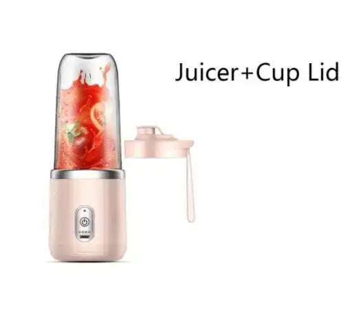Portable Juicer Blender 400ml Electric Fruit Juicer USB Charging Lemon Orange Fruit Juicing Cup Smoothie Blender Machine
