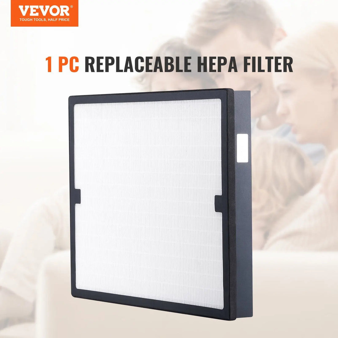 HEPA Air Filter, 15.75'' x 15.75'' Air Filter Replacement, High-efficient Stage 3 Filters Compatible with BlueDri &  Scrubber, A