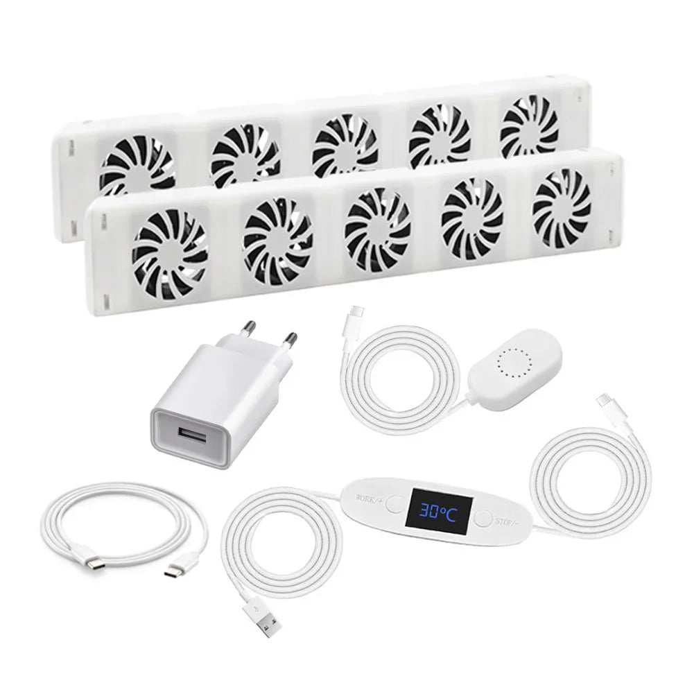 Apartment Heating Fireplace Cooling Fan Automatic Fan Heater Automatic Thermostat Easy To Install Energy-saving Unpowered Fan