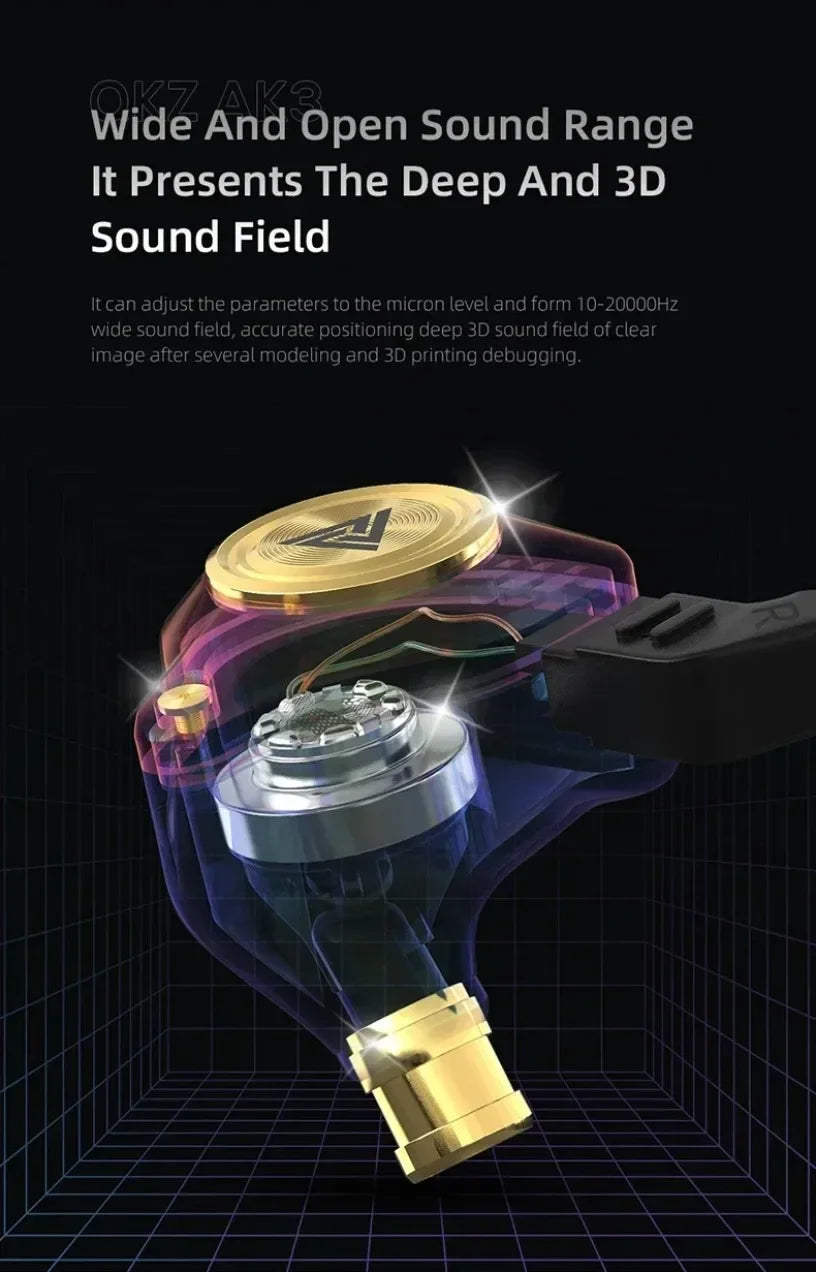QKZ CK5 FiLe Wired HiFi Earphones