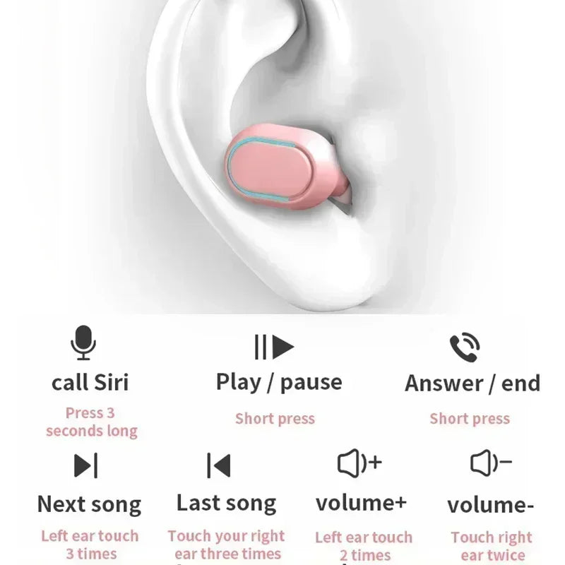 E7s Tws Gaming Headset Bluetooth Earphones Earbuds Blutooth Earphone Wireless Hearing Aids Sport EarBuds Hifi headphones