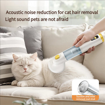 Multifunctional pet vacuum cleaner with advanced cyclonic technology for long lasting suction and pet hair removal