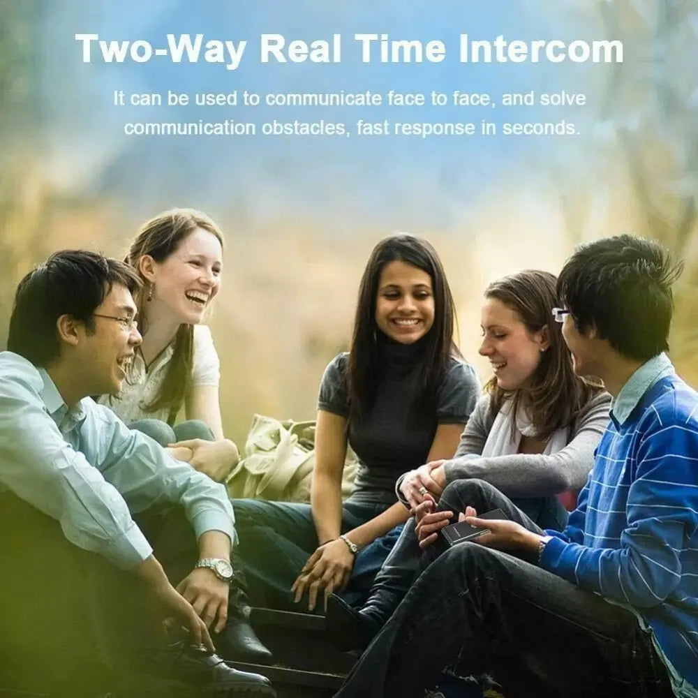 Wireless Voice Translate 40 Languages Multi Smart Instant Translated 2 Way Real Time Voice Translator for Business Travel Study