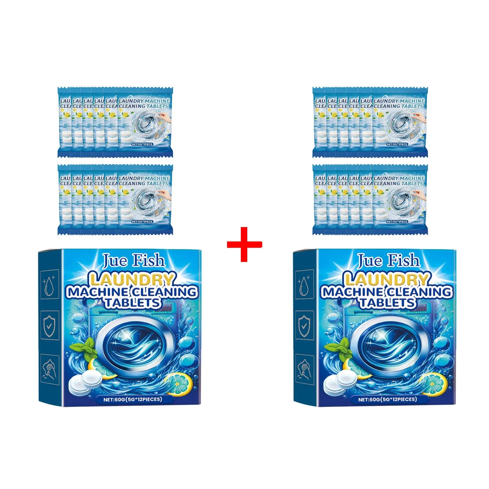 Washing Machine Cleaner Tablet Washer Deep Cleaning Tank Effervescent Descaling Machine Odor Removal Laundry Machine Clean Agent