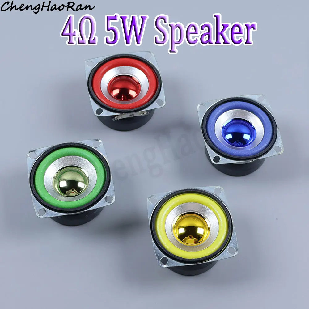 1 Pc 4R 5W Portable Audio Full Range Speaker Driver 3Ohm 5W 53mm Sound Loudspeaker DIY Bluetooth Music Speaker Home Theater