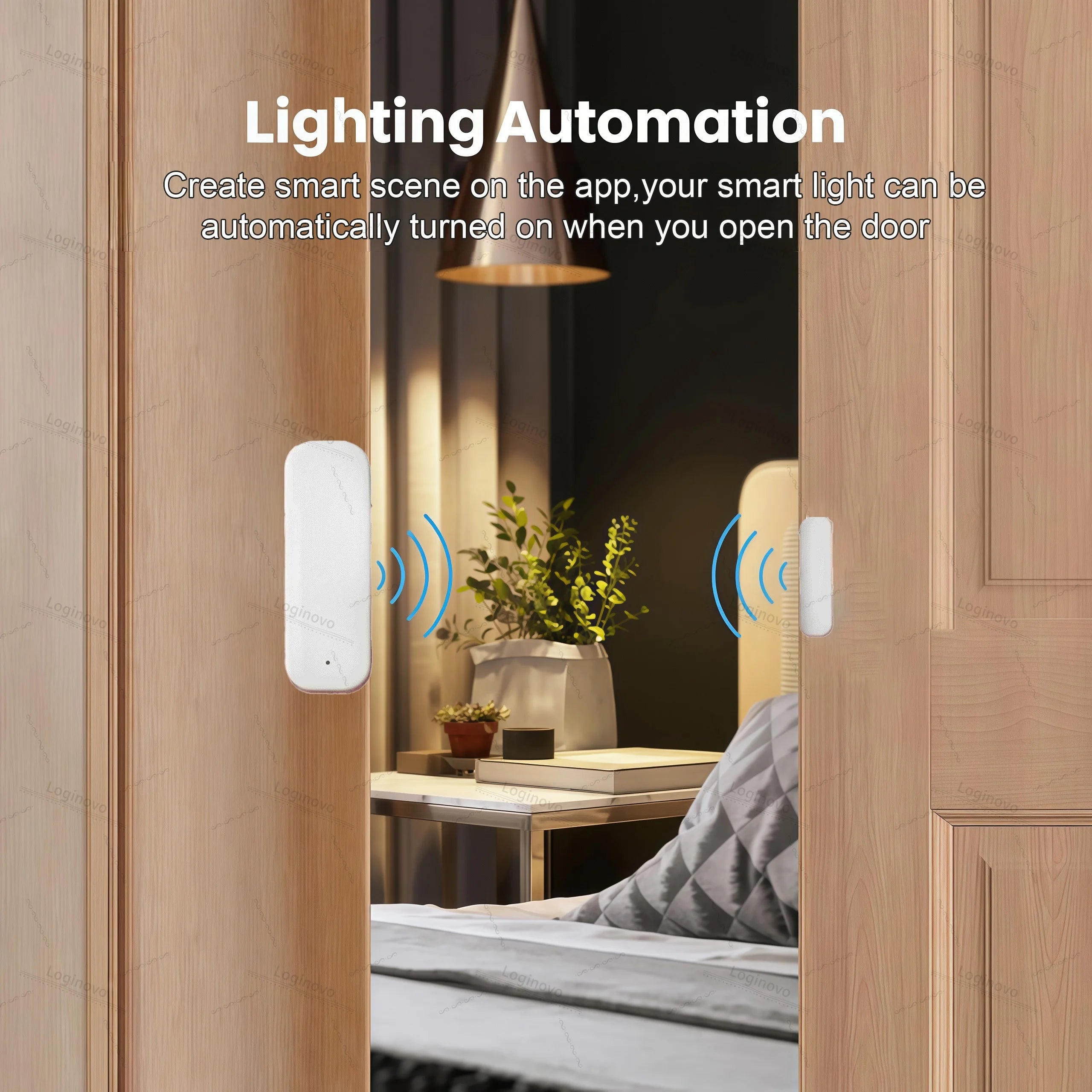 Zigbee Door Window Entry Sensor Security Burglar Magnetic Alarm Smart Life Contact Detector For Alexa Google Home Tuya Z2M
