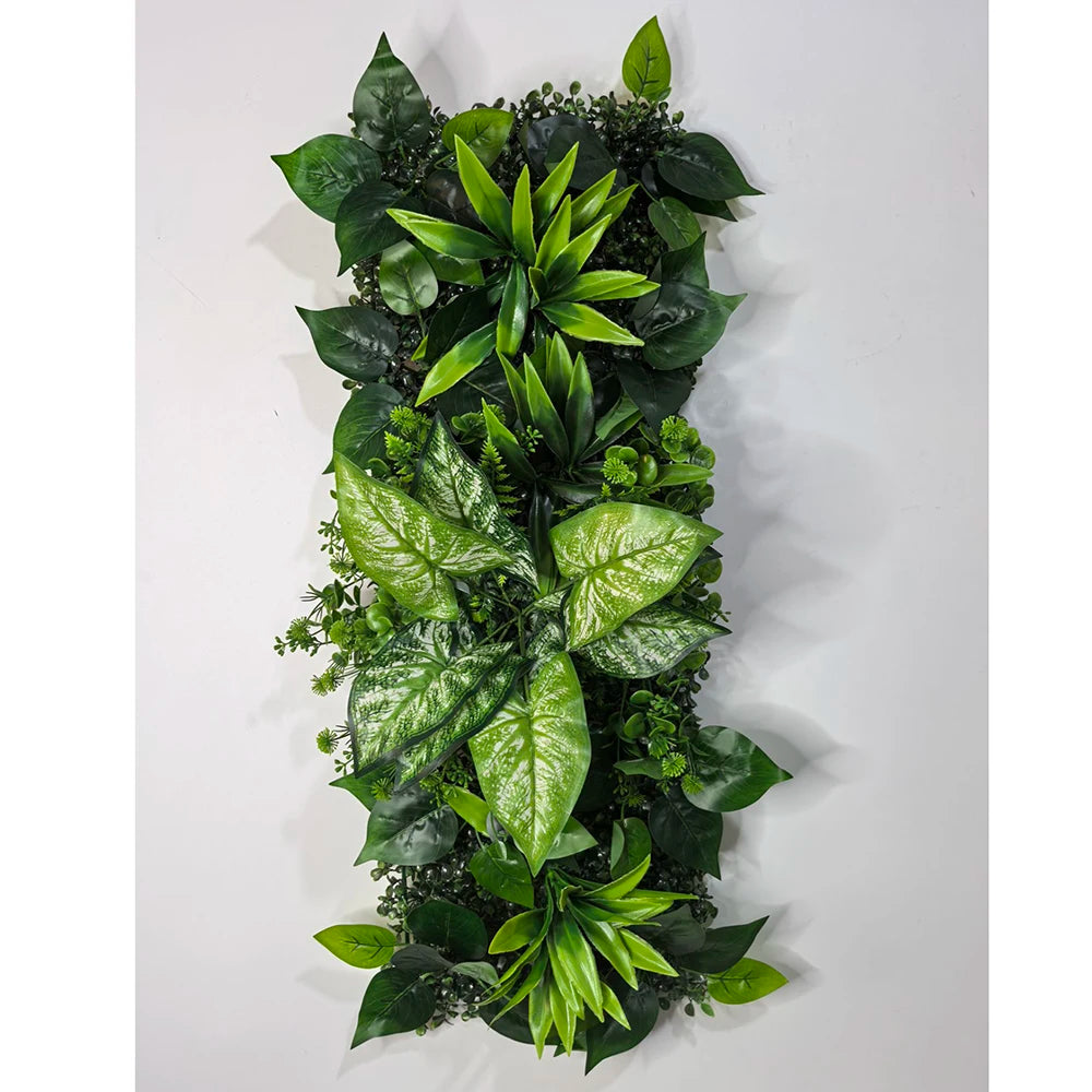 25*75CM Artificial Lawn  Plant Green Imitation Grass Plant Wall Panel Home Decoration Shingle Nail