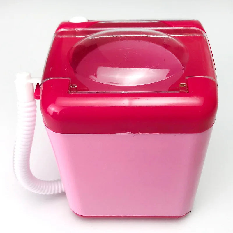 Washing Machine Toy Mini Electric Makeup Brush Cleaner Automatic Cleaning Washing Machine Play Home Toy Coffee Mixer