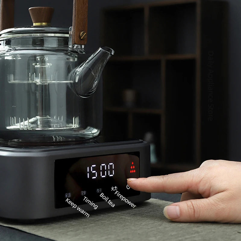 1500W Electric Ceramic Stove Smart Heater Stove Tea Stove Electric Hot Plate Heating Furnace Mini Tea Maker Water Boiler 220V
