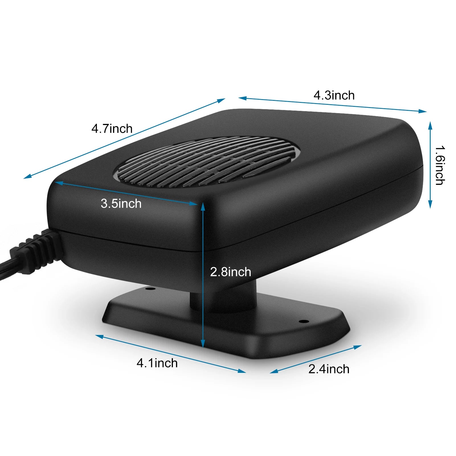 12V 200W Car Portable 2 in 1 Ceramic Heating Cooling Heater Fan Defroster Demister  Car Demister Car Fan Ceramic Heater