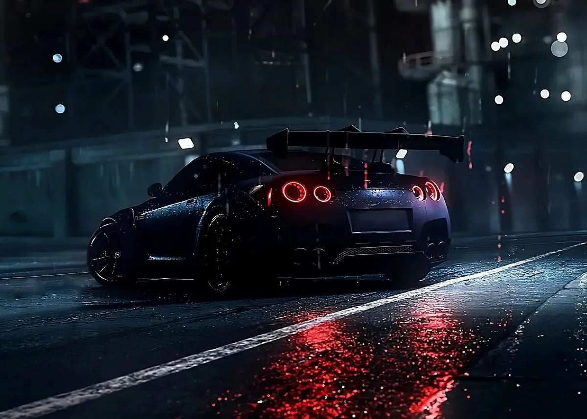 Car Wall Art Picture GTR Vehicle Modern Canvas Painting Poster and Prints for Living Room Bedroom
