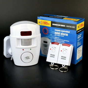 Wireless Motion Sensor Alarm Security Detector Indoor Outdoor Home Security System With Remote Control For House Garage