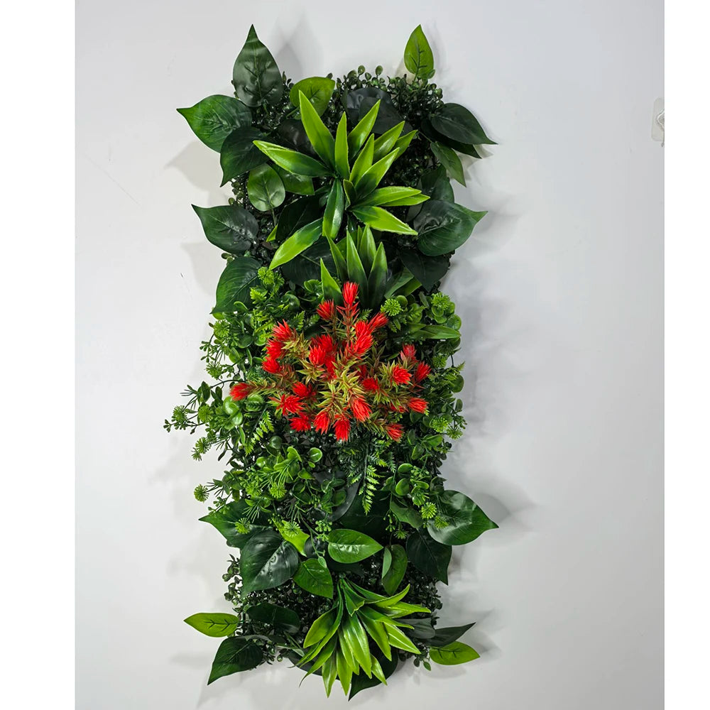 25*75CM Artificial Lawn  Plant Green Imitation Grass Plant Wall Panel Home Decoration Shingle Nail
