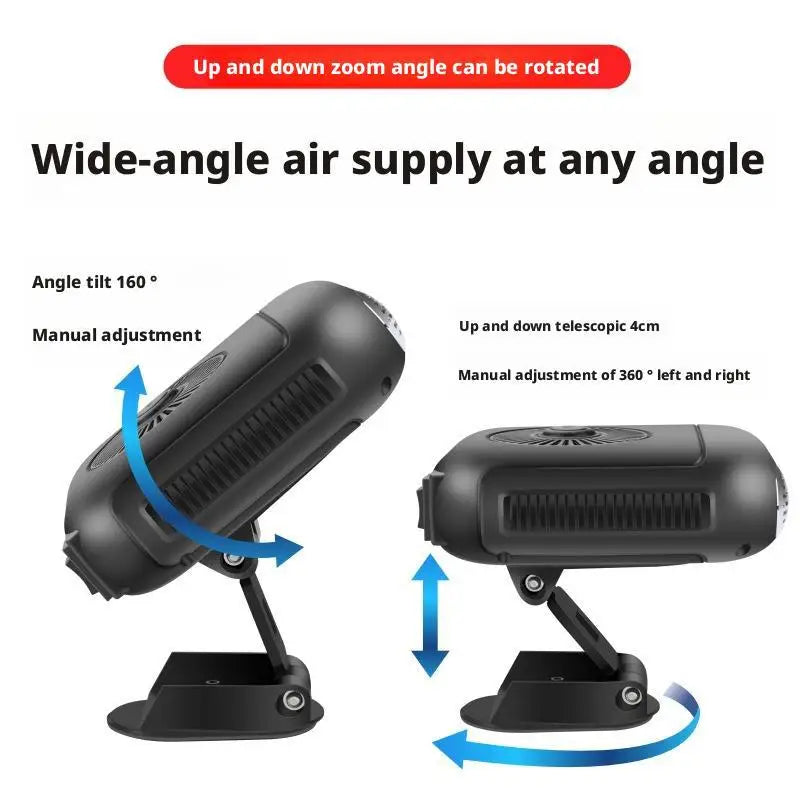 12v/24v Car Heater Fan For Car Front Windshield Defogging Demister Car Anti-Fog Heater Defroster Interior Accessories