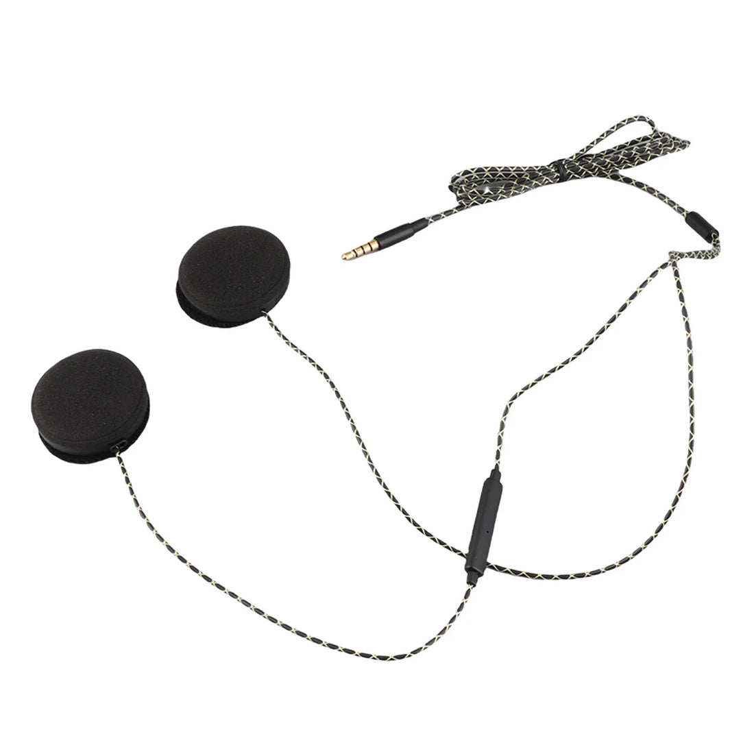 1Pcs Motorcycle Helmet Headset Headphone Speakers for Ios Android MP3 computer and other 3.5 interface audio equipment