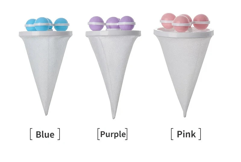 Washing Machine Hair Catcher Pet Hair Removal Floating Clothes Collector Filter Mesh Dirty Fiber Laundry Bag Cleaning Tools 2025