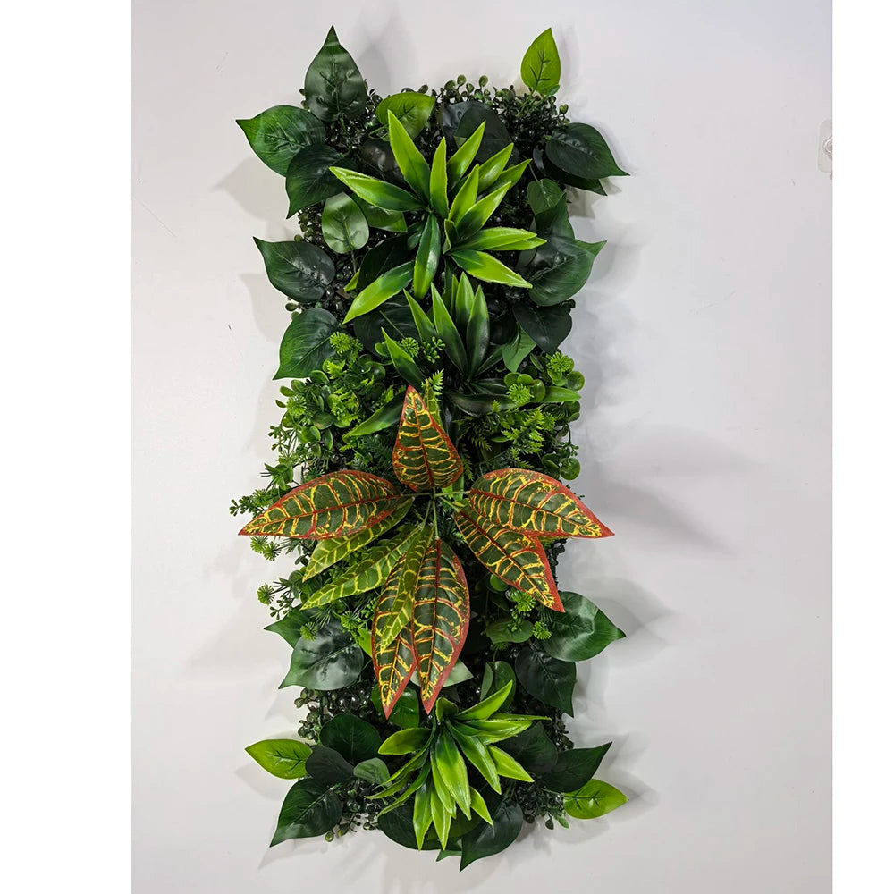 25*75CM Artificial Lawn  Plant Green Imitation Grass Plant Wall Panel Home Decoration Shingle Nail
