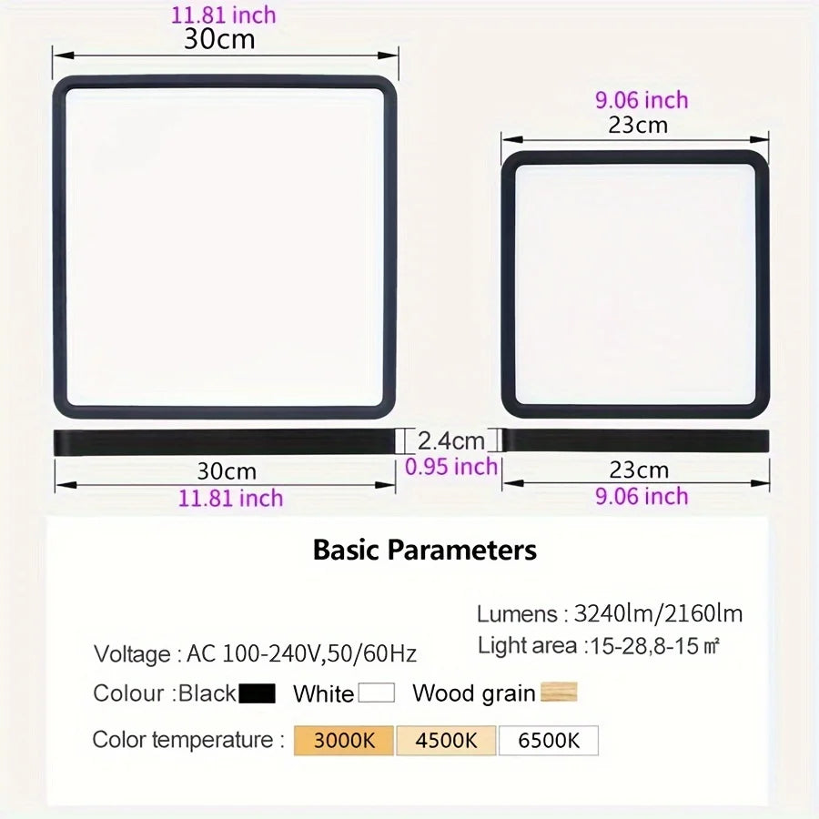 Modern LED Ceiling Light Smart Tuya App Alexa Voice Remote Control Panel Indoor Lamp For Home Bedroom Living Room Kitchen Lustre
