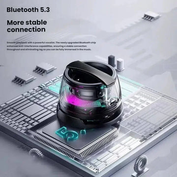 Portable Bluetooth Speaker HECATE G200 RGB Lighting Magnetic Speaker BT5.3 Mini Sound Box 7 Hours Playback Phone Holder