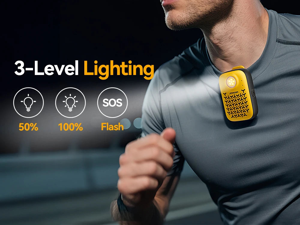 Joyroom Wearable Bluetooth Speakers,IP67 Waterproof,Clip-On Portable Small Personal Speaker/Clean Sound/Stereo Pair/Wireless 5.4