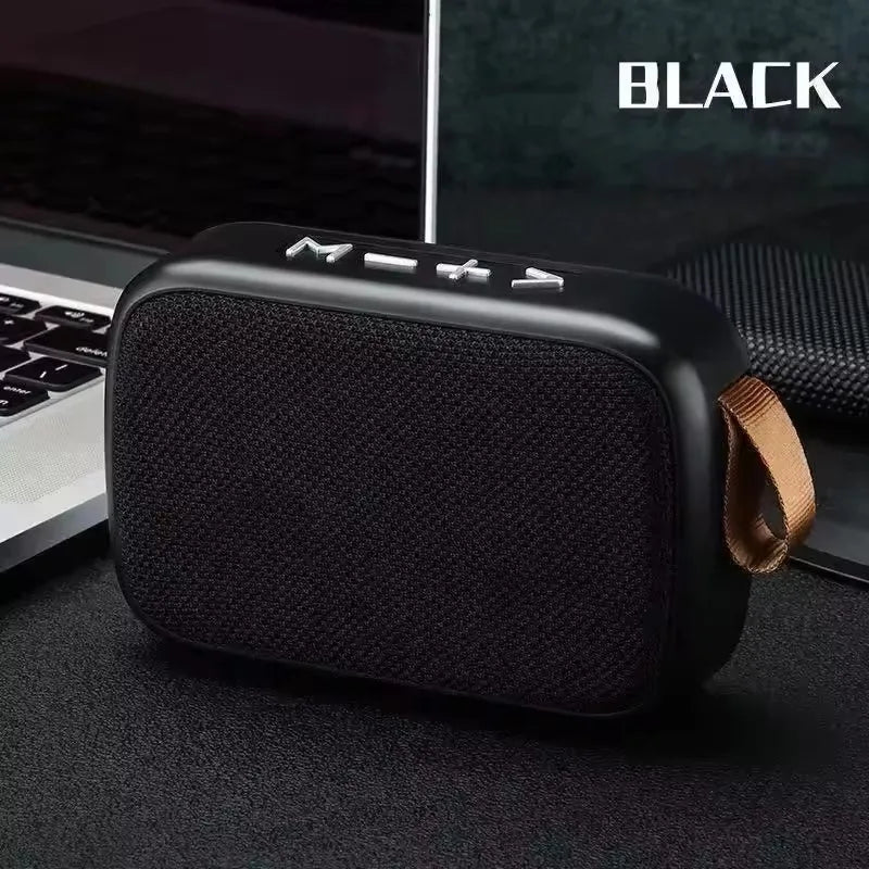Wireless Mini Bluetooth Speaker with Fabric Design, TF Card Support, 3D Stereo Sound, Designed for Outdoor Use
